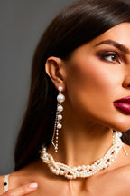 Collar Amalia – Perlas Entrelazadas