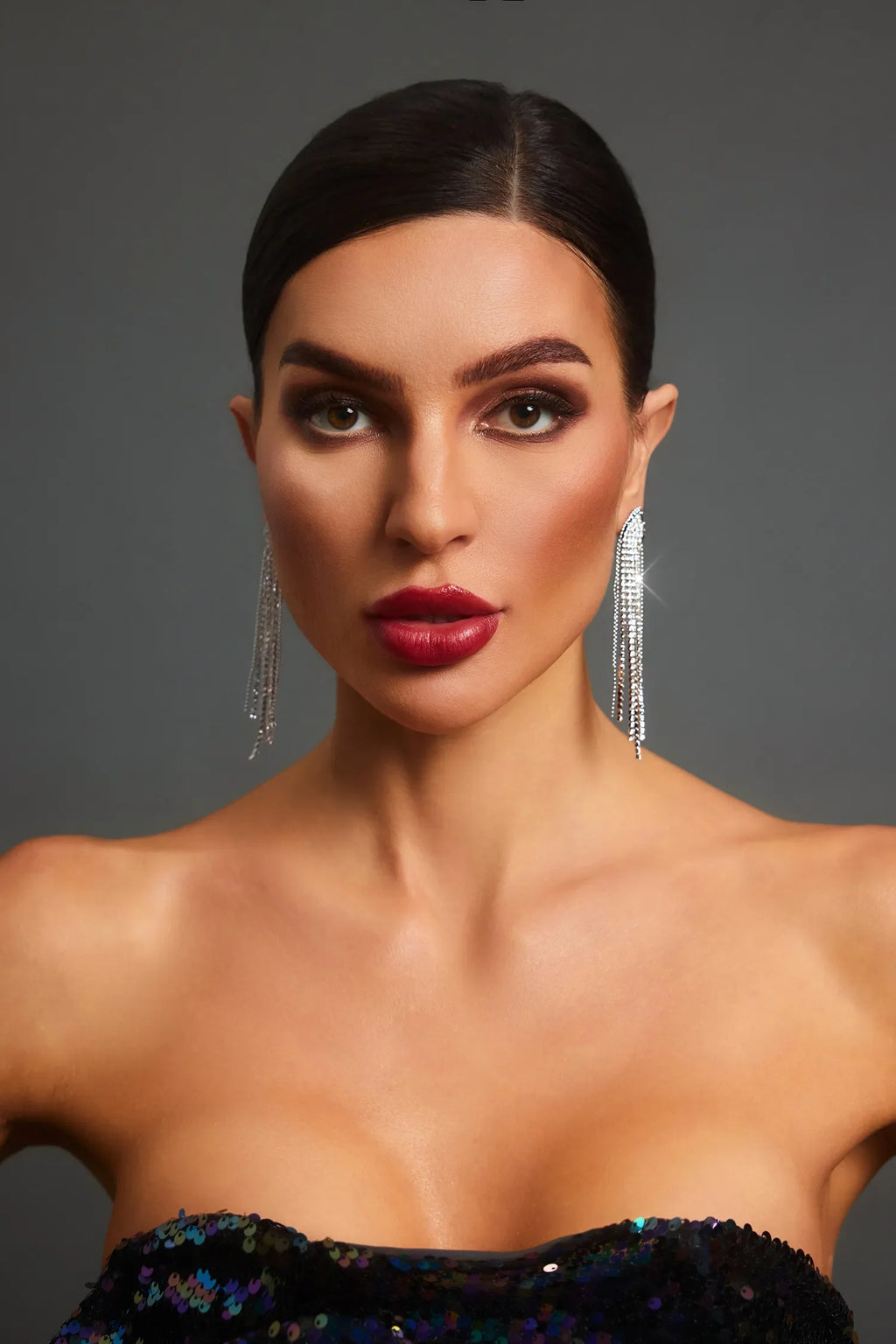 Pendientes Sienna – Cascada de Cristales