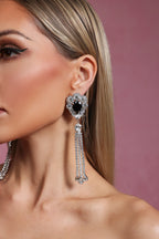 Pendientes Liora – Corazón Negro