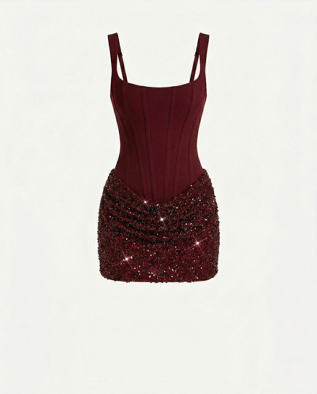 Vestido Velvet Corset Mini