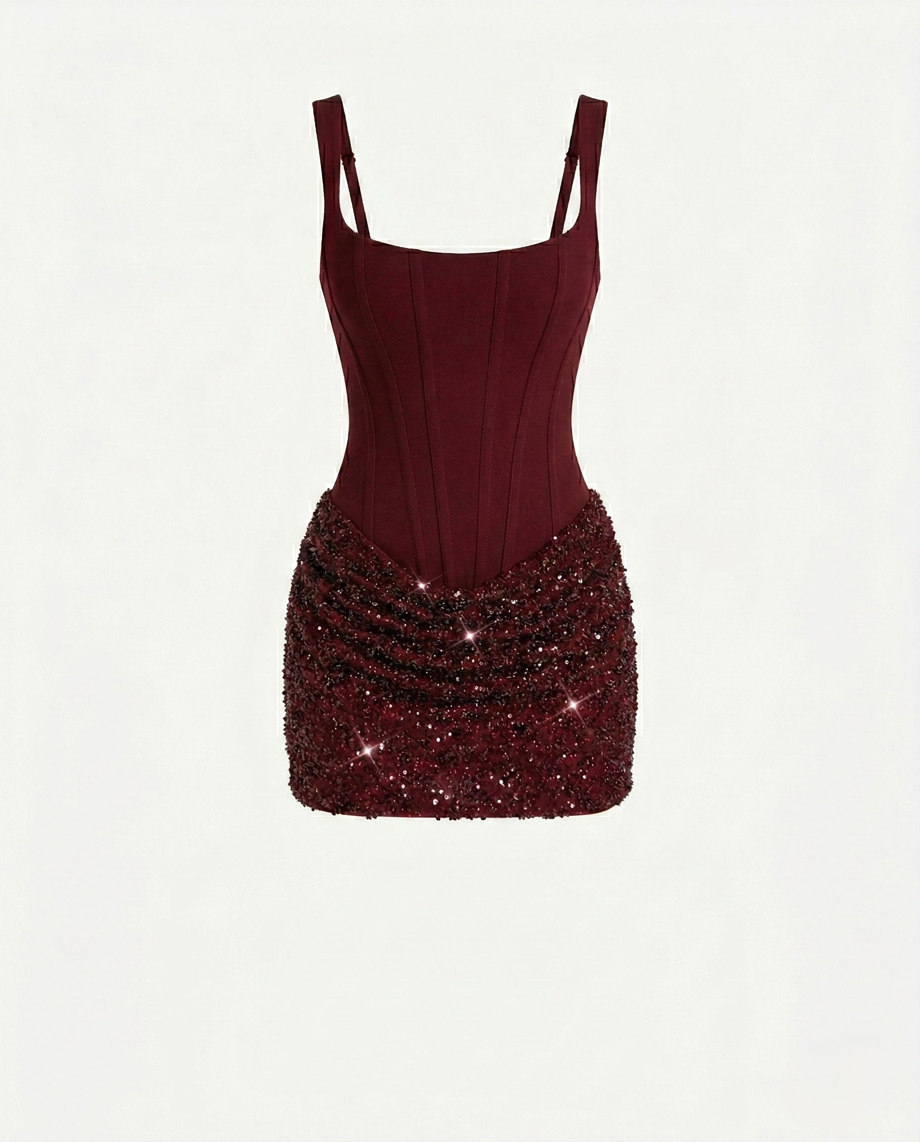 Vestido Velvet Corset Mini