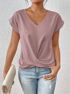 Claudia | Camiseta informal con escote corazón