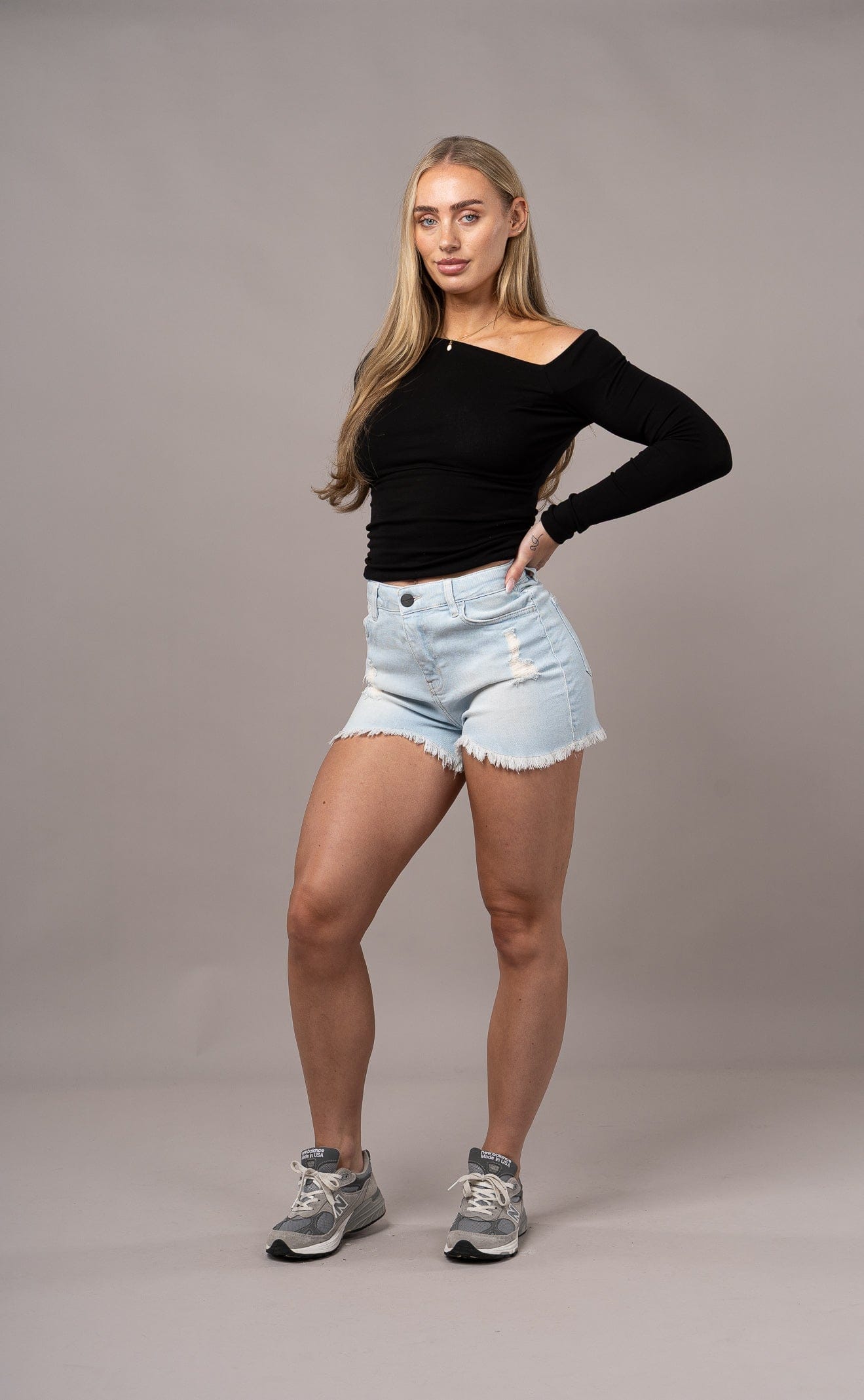 Shorts Rotos - Azul Vintage