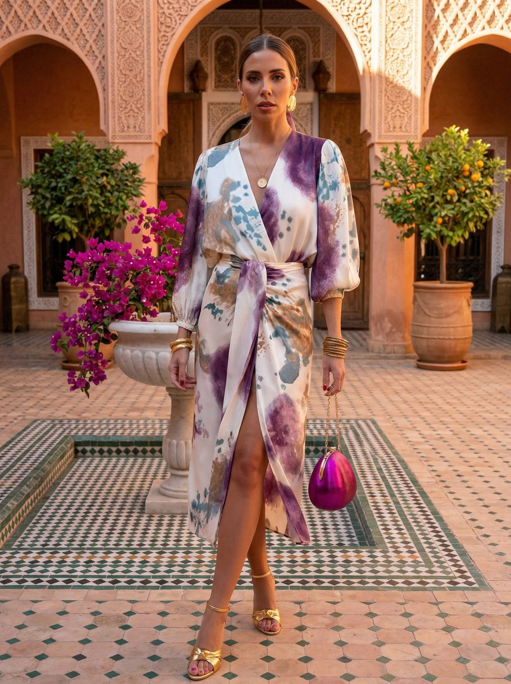 Silvia | Vestido de verano sofisticado Céline para mujer