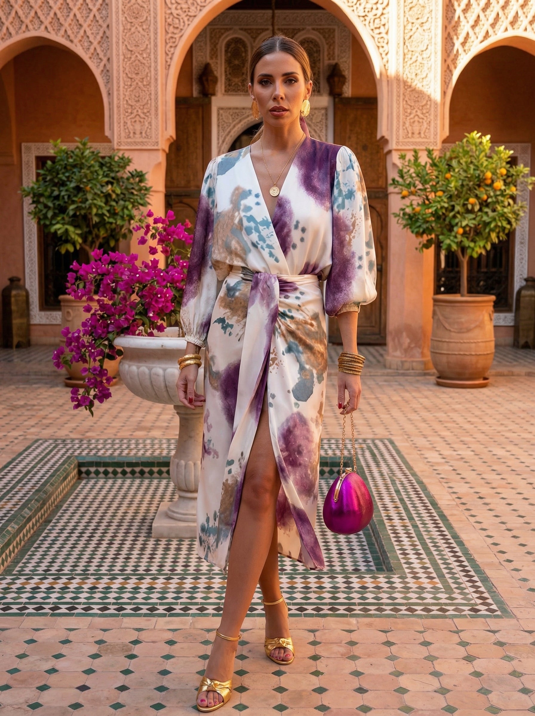 Silvia | Vestido de verano sofisticado Céline para mujer