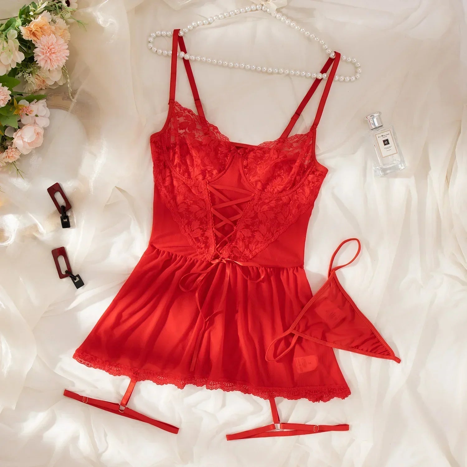 Nova™ | Elegante bata de noche con estampado floral