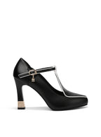 Aurora – Zapatos de salón con tiras en T y adornos