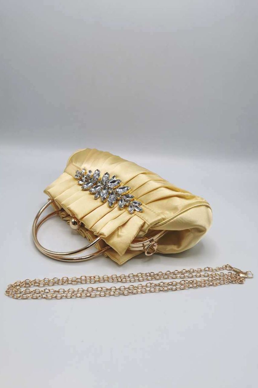 Bolso Clutch Renata Dorado