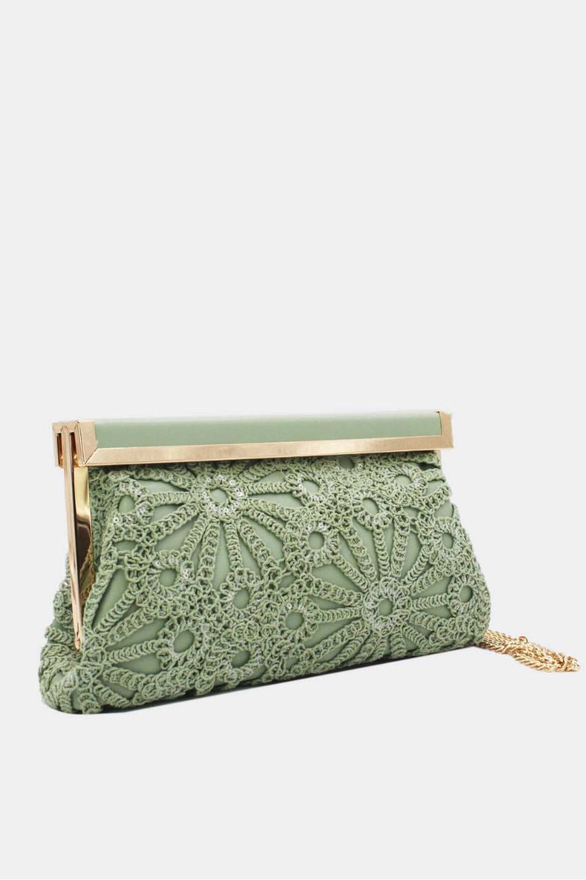 Bolso Clutch Jennifer Verde