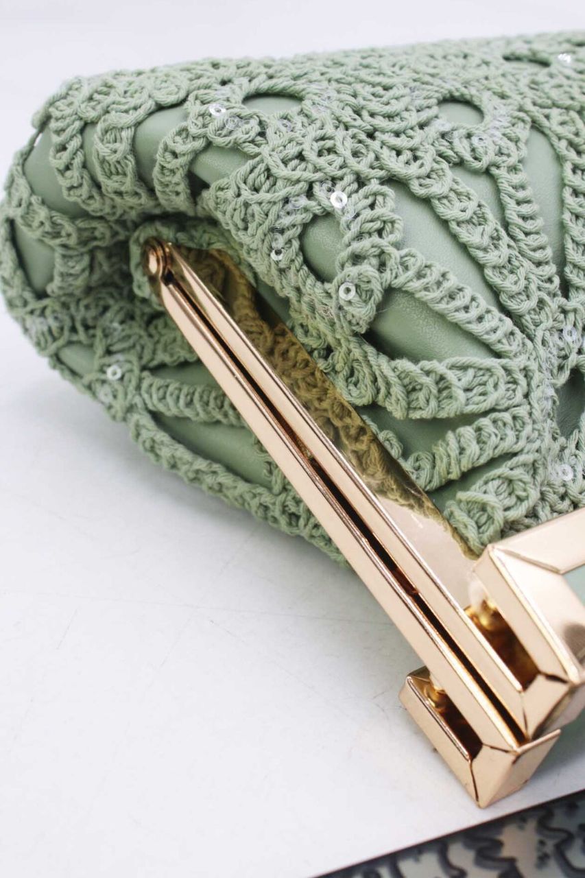 Bolso Clutch Jennifer Verde