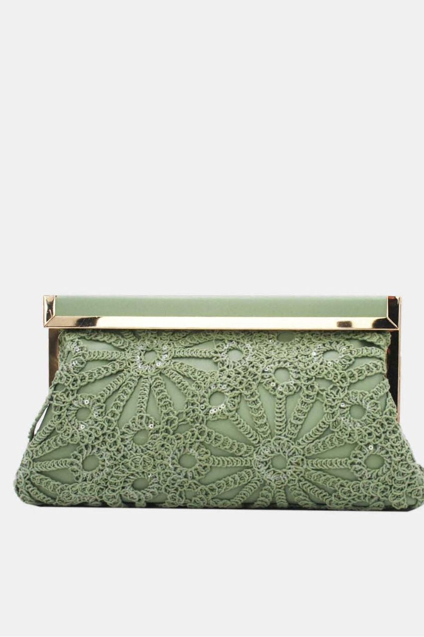 Bolso Clutch Jennifer Verde