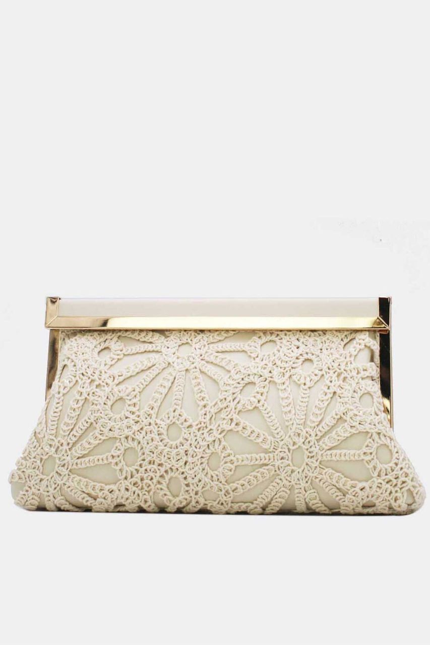 Bolso Clutch Jennifer Crema