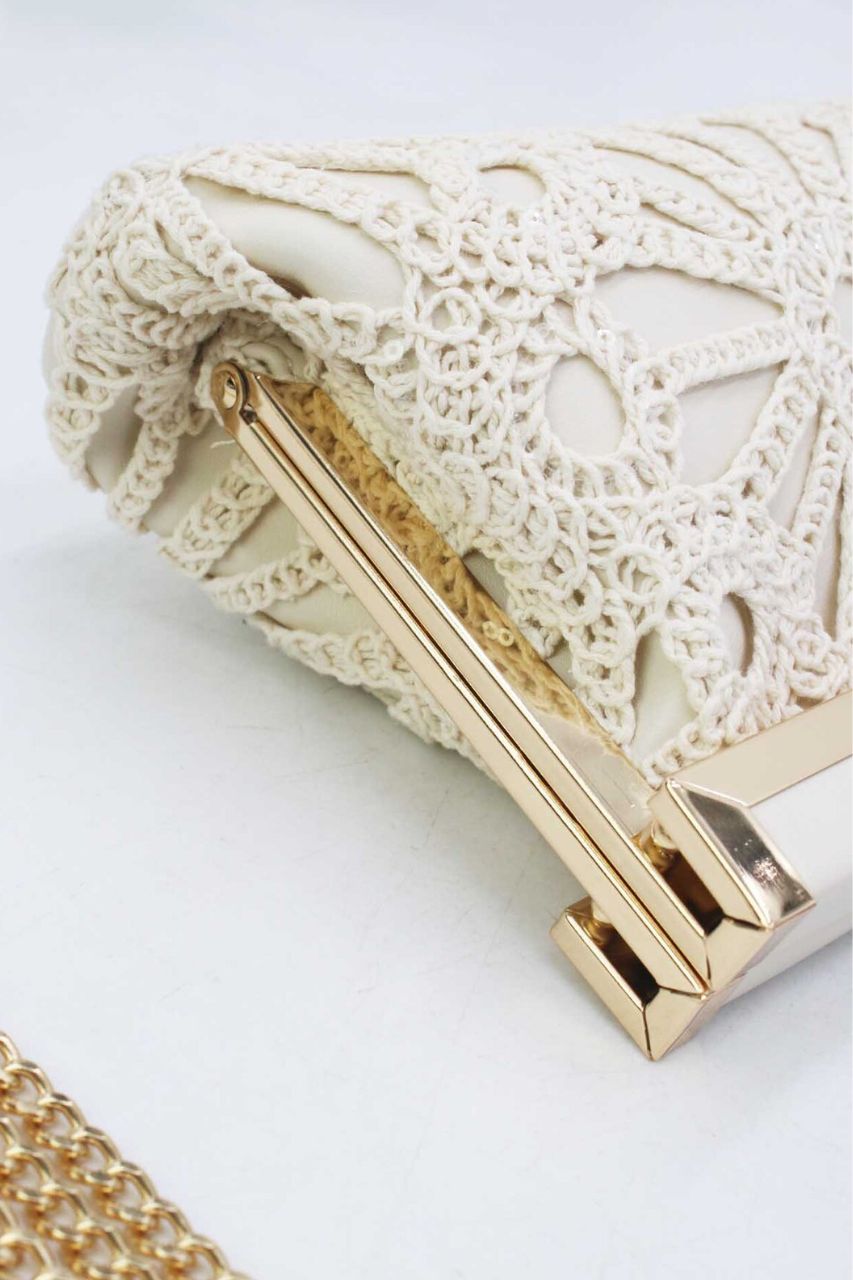 Bolso Clutch Jennifer Crema