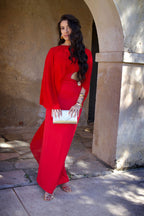 Bolso Clutch Amanda plateado