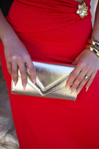 Bolso Clutch Amanda plateado